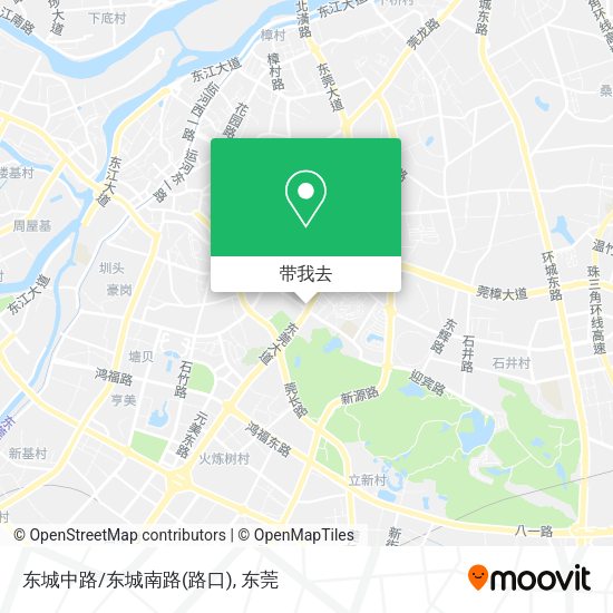 东城中路/东城南路(路口)地图
