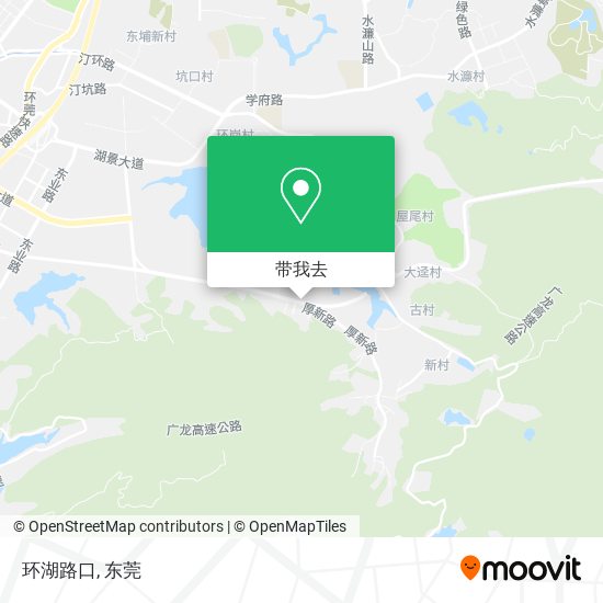 环湖路口地图
