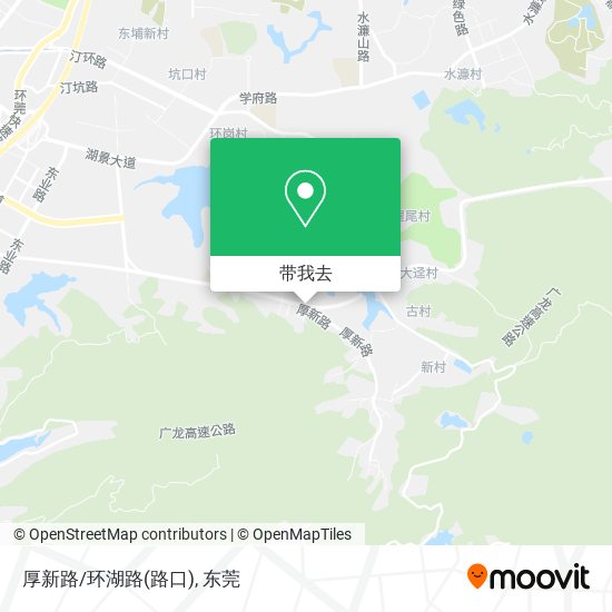 厚新路/环湖路(路口)地图