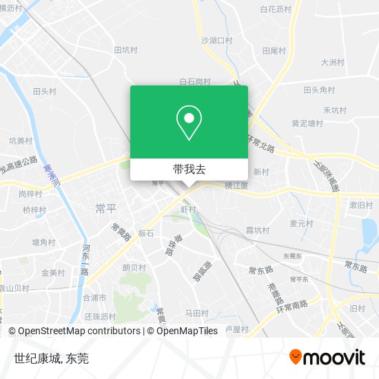 世纪康城地图