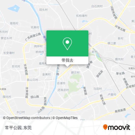 常平公园地图