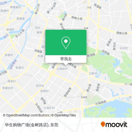 华生购物广场(金树路店)地图