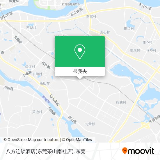 八方连锁酒店(东莞茶山南社店)地图