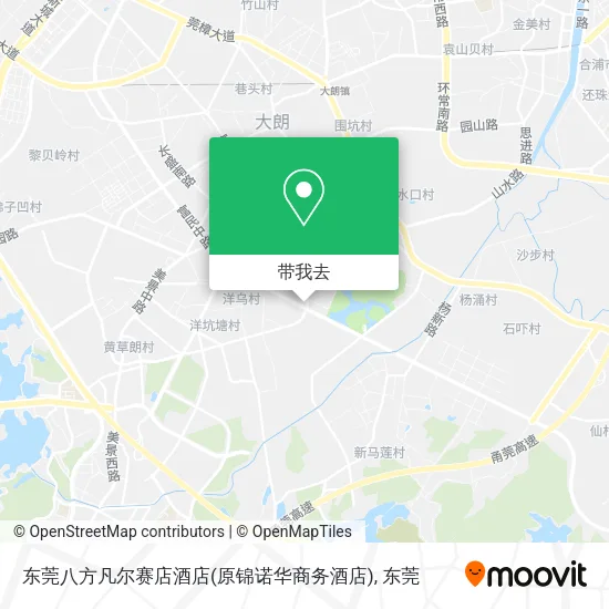 东莞八方凡尔赛店酒店(原锦诺华商务酒店)地图