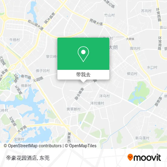 帝豪花园酒店地图