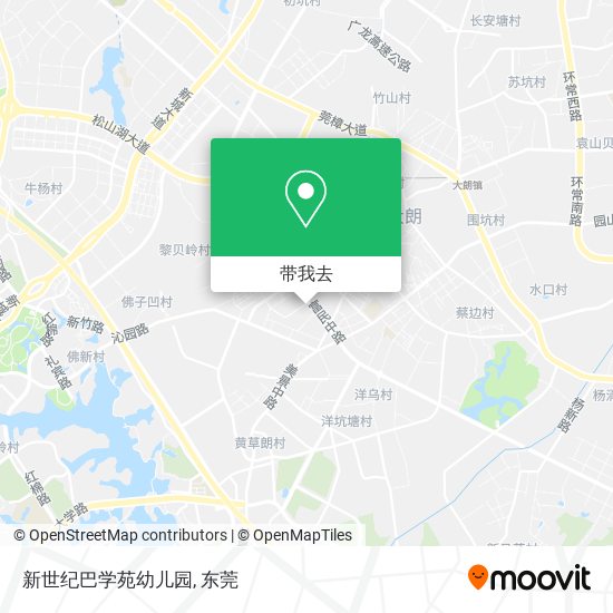新世纪巴学苑幼儿园地图