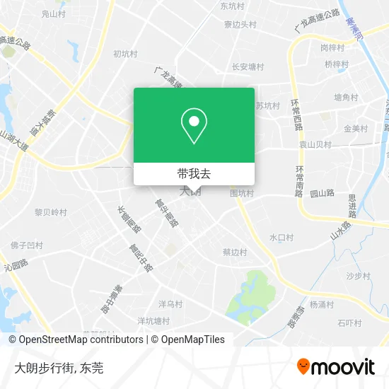 大朗步行街地图