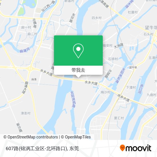 607路(锦涡工业区-北环路口)地图