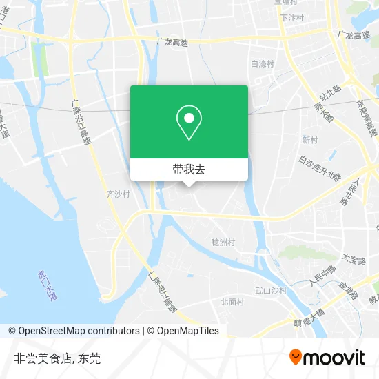 非尝美食店地图