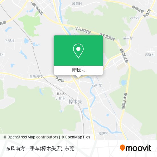 东风南方二手车(樟木头店)地图