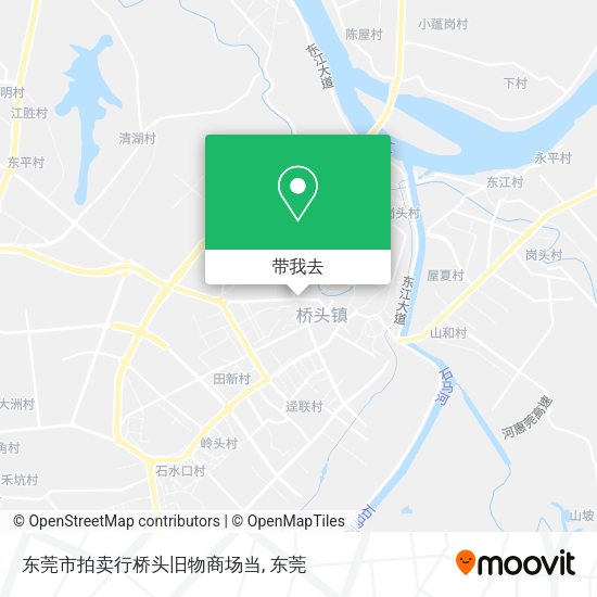 东莞市拍卖行桥头旧物商场当地图