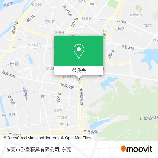 东莞市卧皇寝具有限公司地图