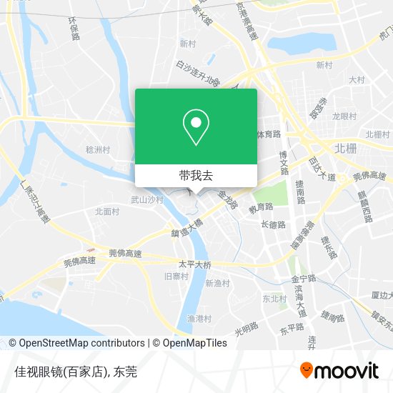 佳视眼镜(百家店)地图