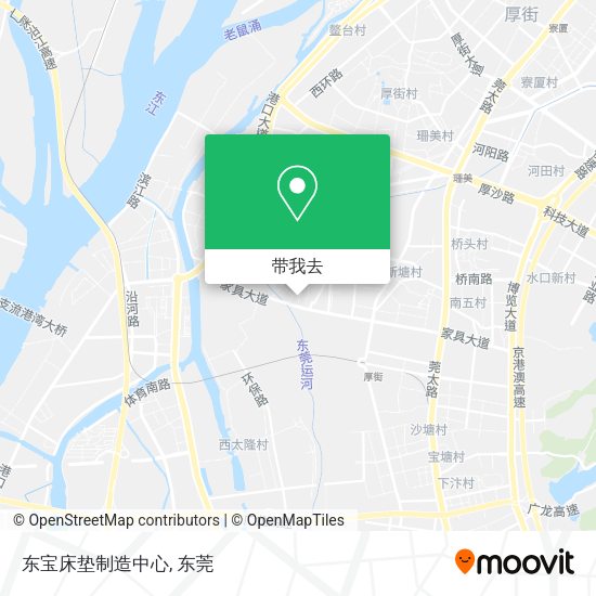 东宝床垫制造中心地图