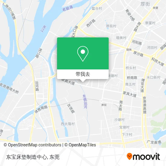 东宝床垫制造中心地图