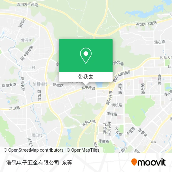 浩禹电子五金有限公司地图