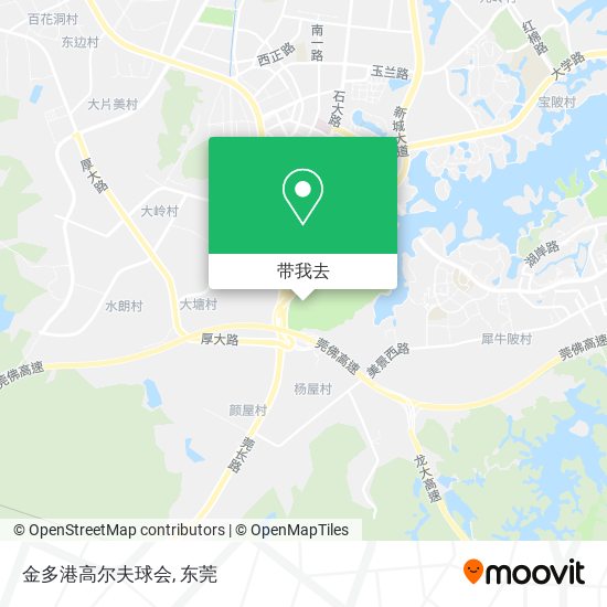 金多港高尔夫球会地图