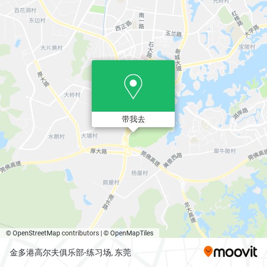 金多港高尔夫俱乐部-练习场地图