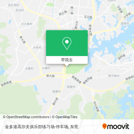 金多港高尔夫俱乐部练习场-停车场地图