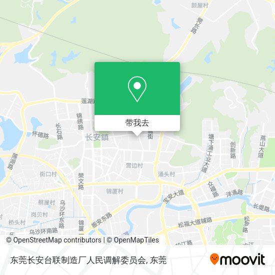 东莞长安台联制造厂人民调解委员会地图