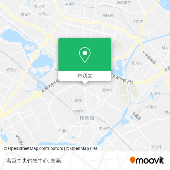 名巨中央销售中心地图