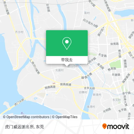 虎门威远派出所地图