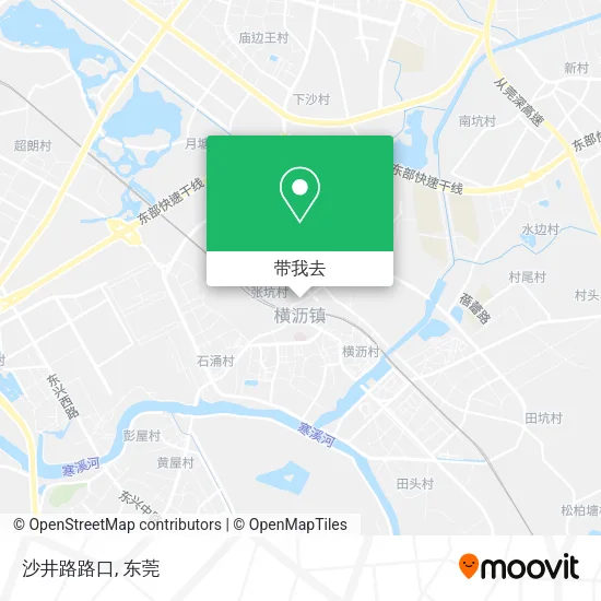 沙井路路口地图