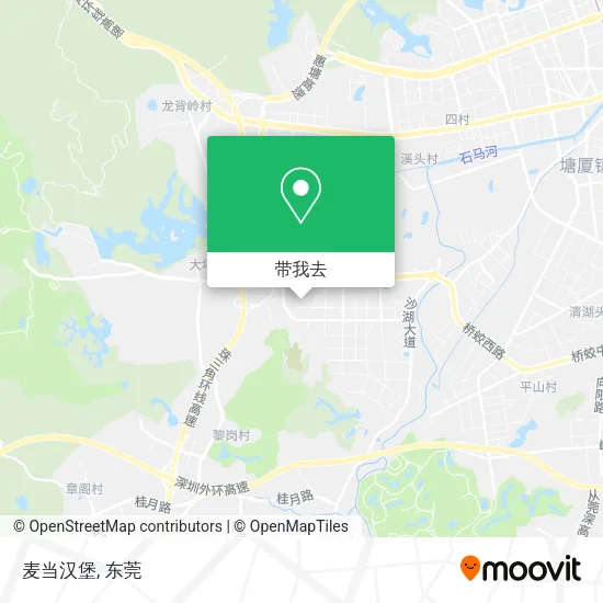 麦当汉堡地图