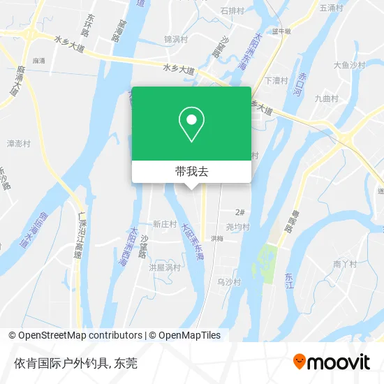 依肯国际户外钓具地图