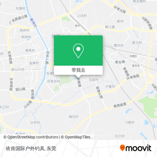 依肯国际户外钓具地图