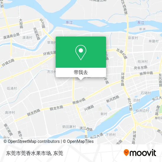 东莞市莞香水果市场地图