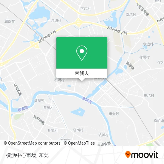 横沥中心市场地图