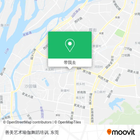 善美艺术瑜伽舞蹈培训地图