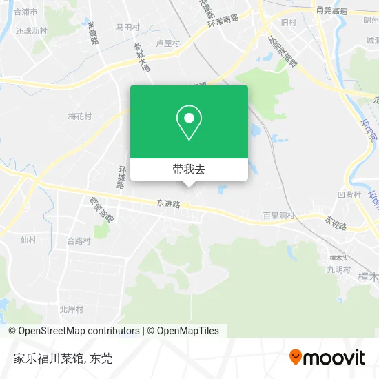 家乐福川菜馆地图
