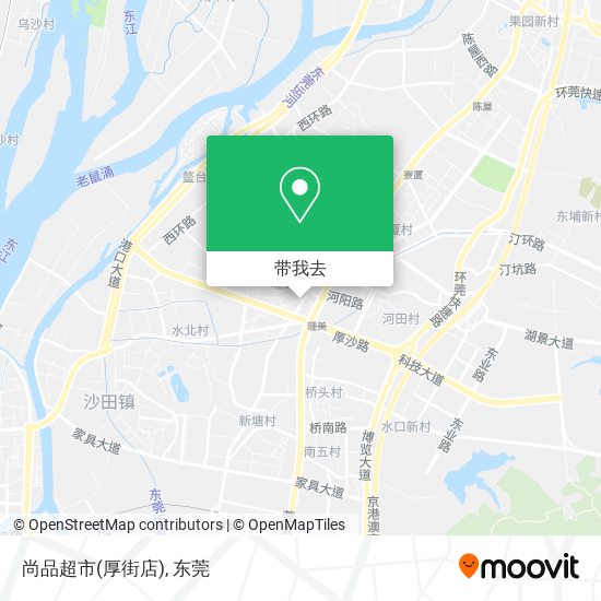 尚品超市(厚街店)地图