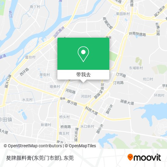 獒牌颜料膏(东莞门市部)地图