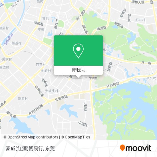 豪威(红酒)贸易行地图