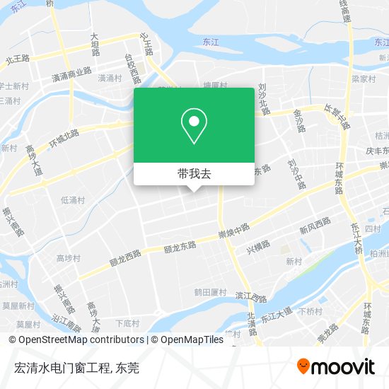 宏清水电门窗工程地图