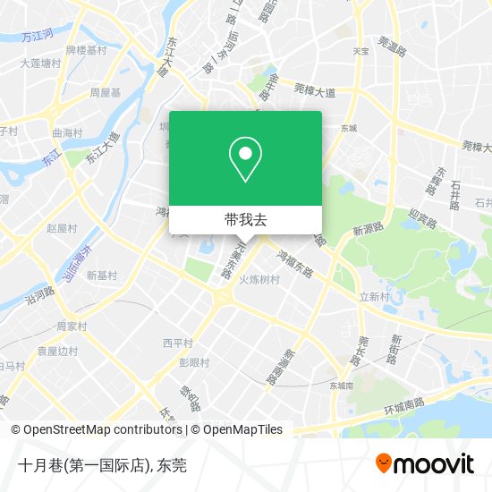 十月巷(第一国际店)地图