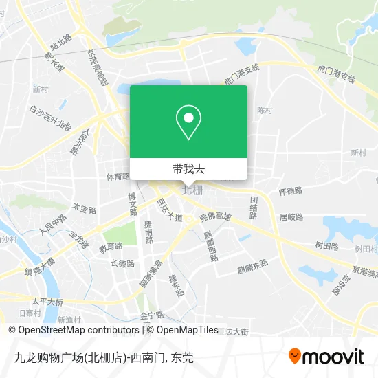九龙购物广场(北栅店)-西南门地图