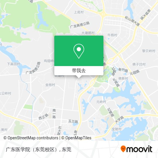 广东医学院（东莞校区）地图