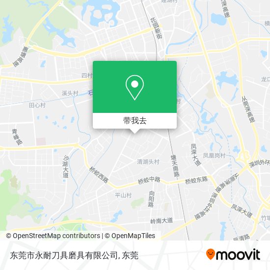东莞市永耐刀具磨具有限公司地图
