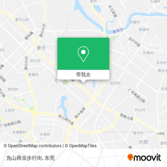 凫山商业步行街地图