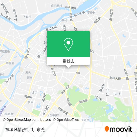 东城风情步行街地图