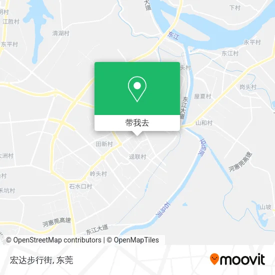宏达步行街地图
