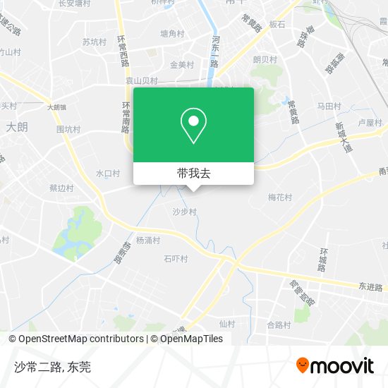 沙常二路地图