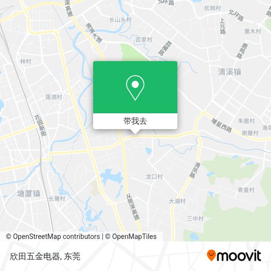 欣田五金电器地图