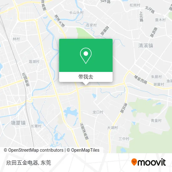 欣田五金电器地图