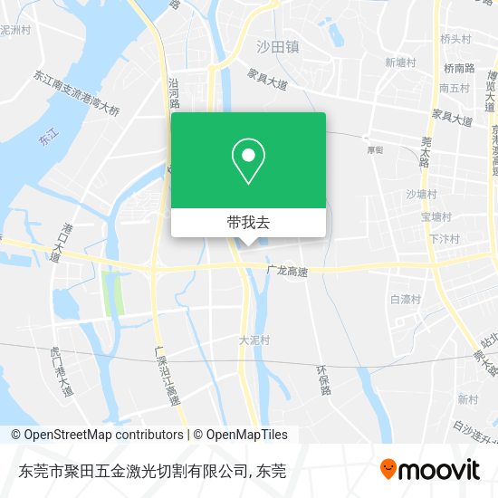 东莞市聚田五金激光切割有限公司地图