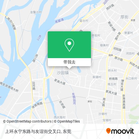 上环永宁东路与友谊街交叉口地图